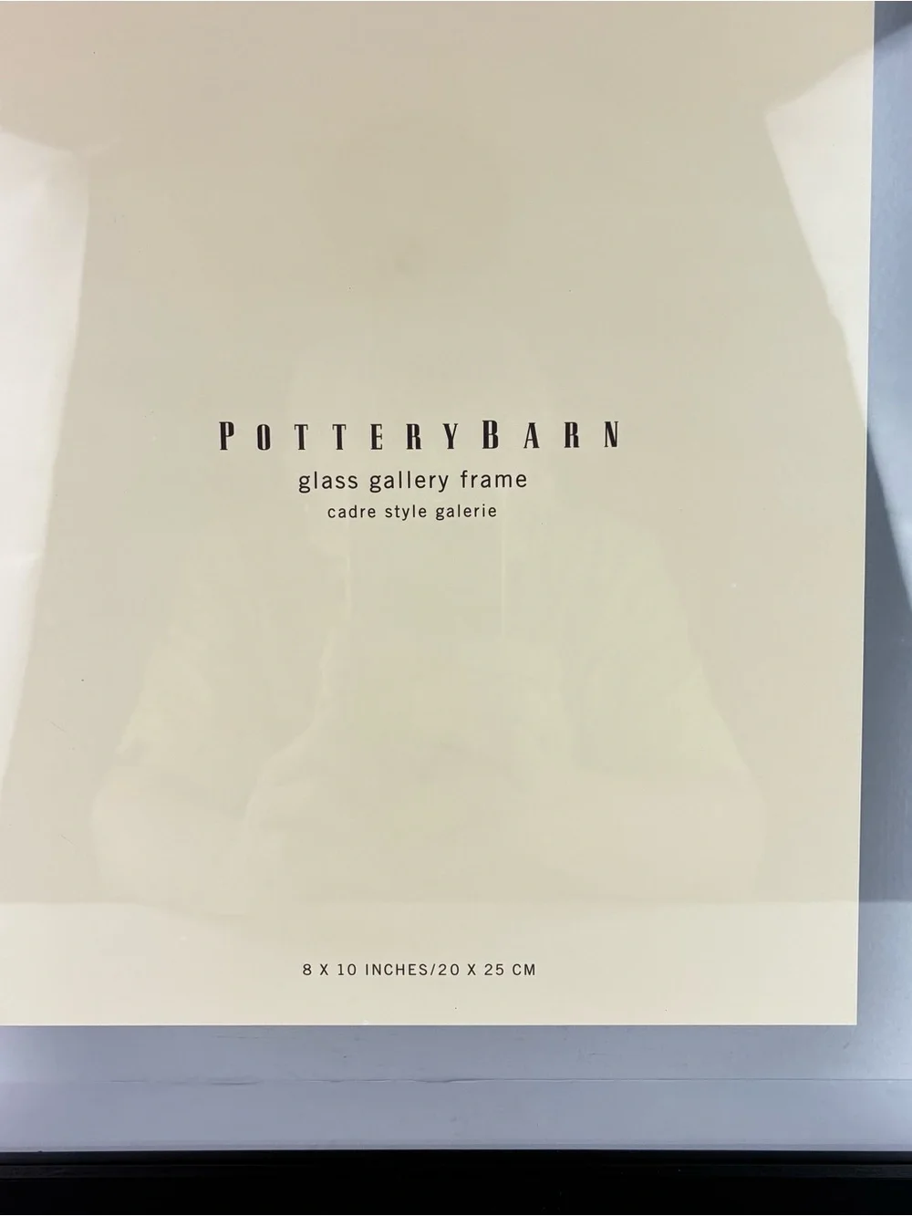 Pottery Barn NWOT Floating Glass Gallery Frame